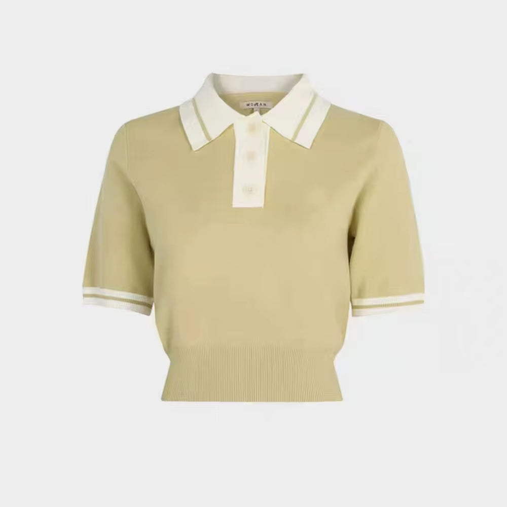 2025 New Women'S Golf Knitted Shirt, Spring/Summer Women'S Knitted Sports T-Shirt, Comfortable, Breathable, Free Shipping