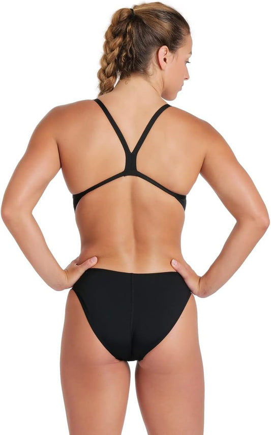 Womens Team Swim Challenge Solid Swim Suit