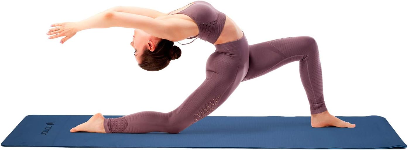 Yoga Mat Classic Pro Yoga Mat TPE Eco Friendly Non Slip Fitness Exercise Mat. Workout Mat for Yoga, Pilates and Gymnastics 183 X 61 X 0.6CM