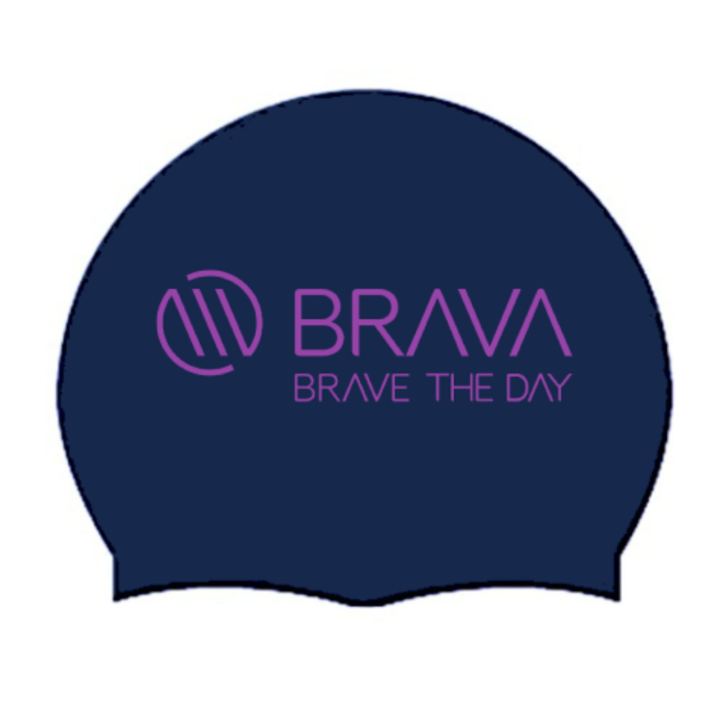 Swim cap - Brave the day-0