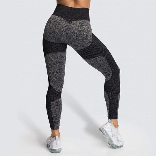 Yoga Pants Seamless Women Sports Leggings Fitness Solid Athletic Workout Long Tights Gym Running Trousers Bodybuilding-0
