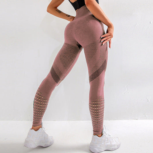 High Waist Yoga Pants Fitness Women Workout-1