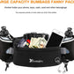 Running Belt with Water Bottles (2 X 175Ml) Hydration Belt Waterproof Waist Pack Fits Iphone Adjustable Sports Waist Pack for Marathon Running Hiking Cycling