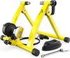 Turbo Trainer - Magnetic Stationary Bike Trainer for 26-28" & 700C Wheels - Adjustable 6 Level Resistance Bike Stand for Indoor Riding with Quick Release Lever & Front Wheel Riser Block