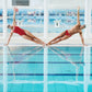 Womens Team Swim Challenge Solid Swim Suit