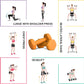 Hand Weight Neoprene Coated Dumbbell for Home Gym Equipment Workouts Strength Training Free Weights for Women, Men, Seniors and Youth (1Lb, 2Lb, 3Lb, 4Lb, 5Lb, 6Lb, 8Lb,10Lb)