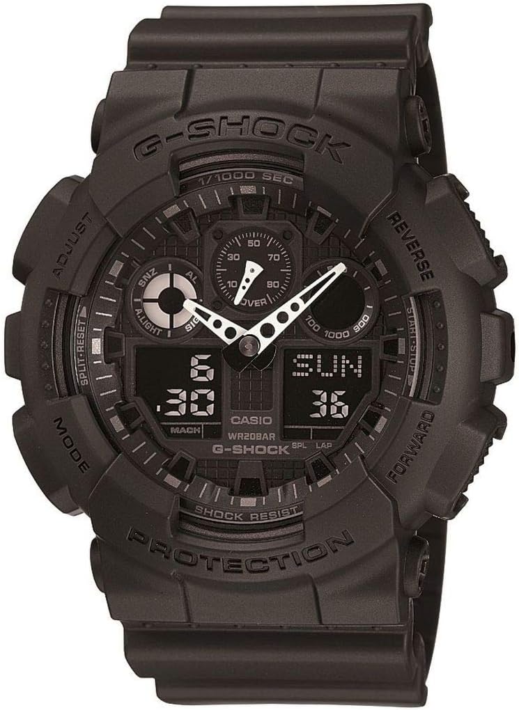 G-Shock Men'S Watch in Resin with anti Slip over Sized Buttons - Water Resistant & anti Magnetic