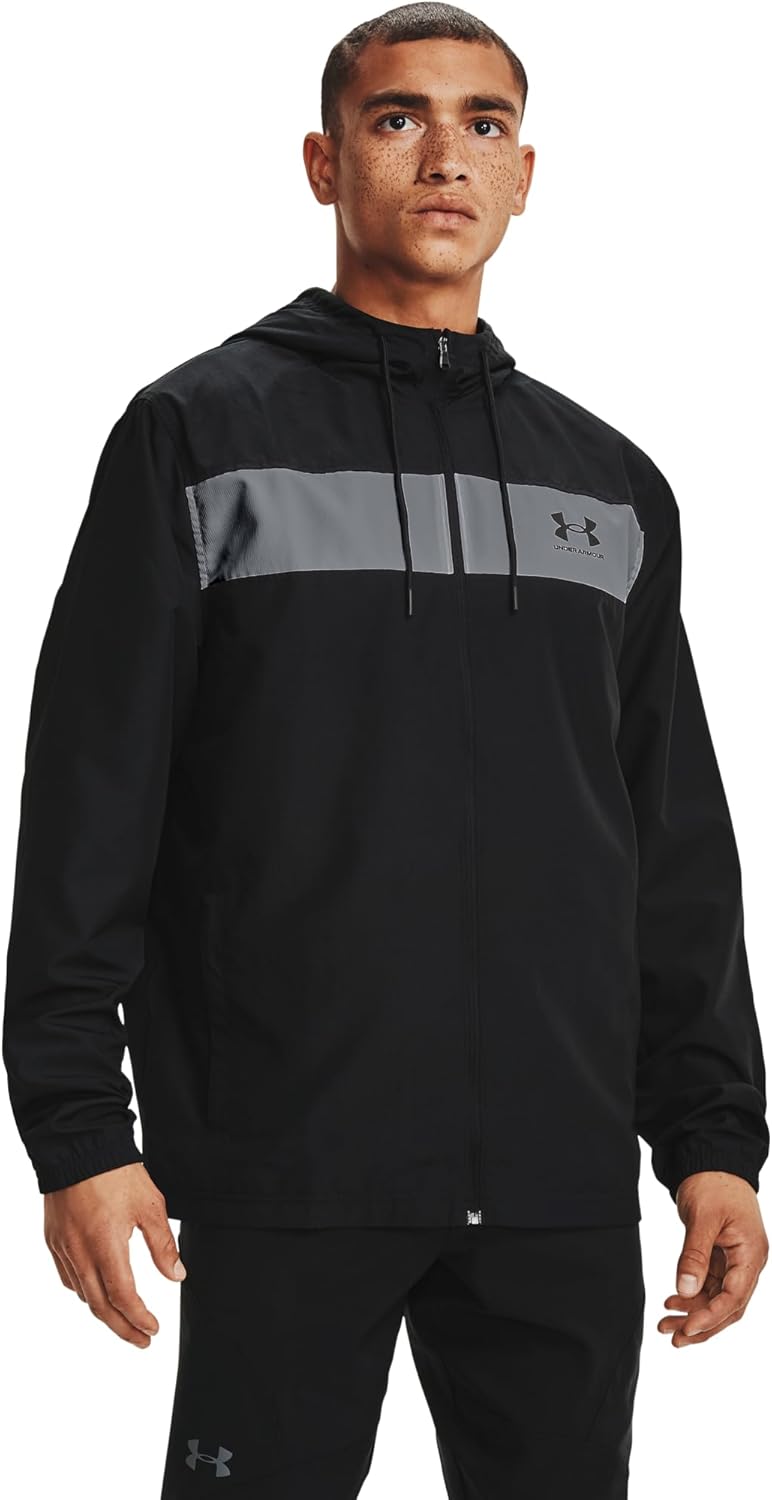 Men'S Sportstyle Windbreaker Warmup Top (Pack of 1)