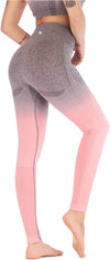 Seamless Gym Leggings Power Stretch High Waisted Yoga Pants for Women Running Workout Tights Leggings