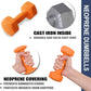 Hand Weight Neoprene Coated Dumbbell for Home Gym Equipment Workouts Strength Training Free Weights for Women, Men, Seniors and Youth (1Lb, 2Lb, 3Lb, 4Lb, 5Lb, 6Lb, 8Lb,10Lb)
