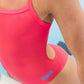Womens Team Swim Challenge Solid Swim Suit