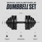 Adjustable Dumbbell Set – 15Kg/20Kg/30Kg Weight Set for Strength Training & Weight Lifting – Compact & Durable Home Gym Weights for Men & Women