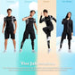 5Pcs Gym Clothes Men Tracksuit Sets Running Wear Compression Shirts Sleeve Tops Jackets Long Suits Leggings Shorts Sports Activewear for Athletic