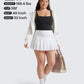Women'S Butterluxe Square Neck Sports Bra Padded Wireless Crop Top Gym Workout Tank Tops Camisole with Built in Bra