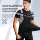5Pcs Gym Clothes Men Tracksuit Sets Running Wear Compression Shirts Sleeve Tops Jackets Long Suits Leggings Shorts Sports Activewear for Athletic