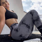 Tie Dye Scrunch Butt Lifting Seamless Leggings for Women High Waist Yoga Pants Tummy Control Running Workout Tight