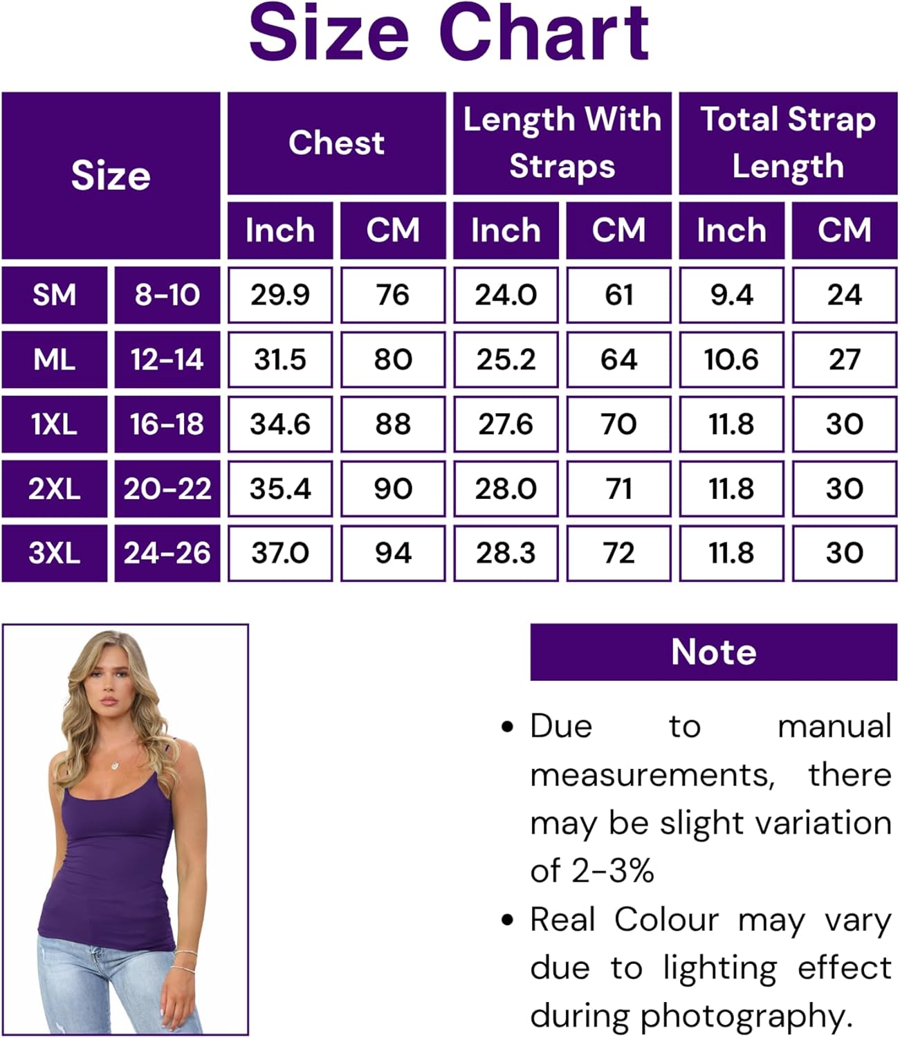 ® Womens Plain Bodycon Cami Strappy Sleeveless Tank Tops, Slim Fitted Scoop Neck Vest Tops Women UK, Stretchy Gym Wear, Casual Summer Ladies Vest