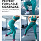 Ankle Straps for Cable Machines - One Size Fit with Premium Padding, Glute Kickback Ankle Strap for Women
