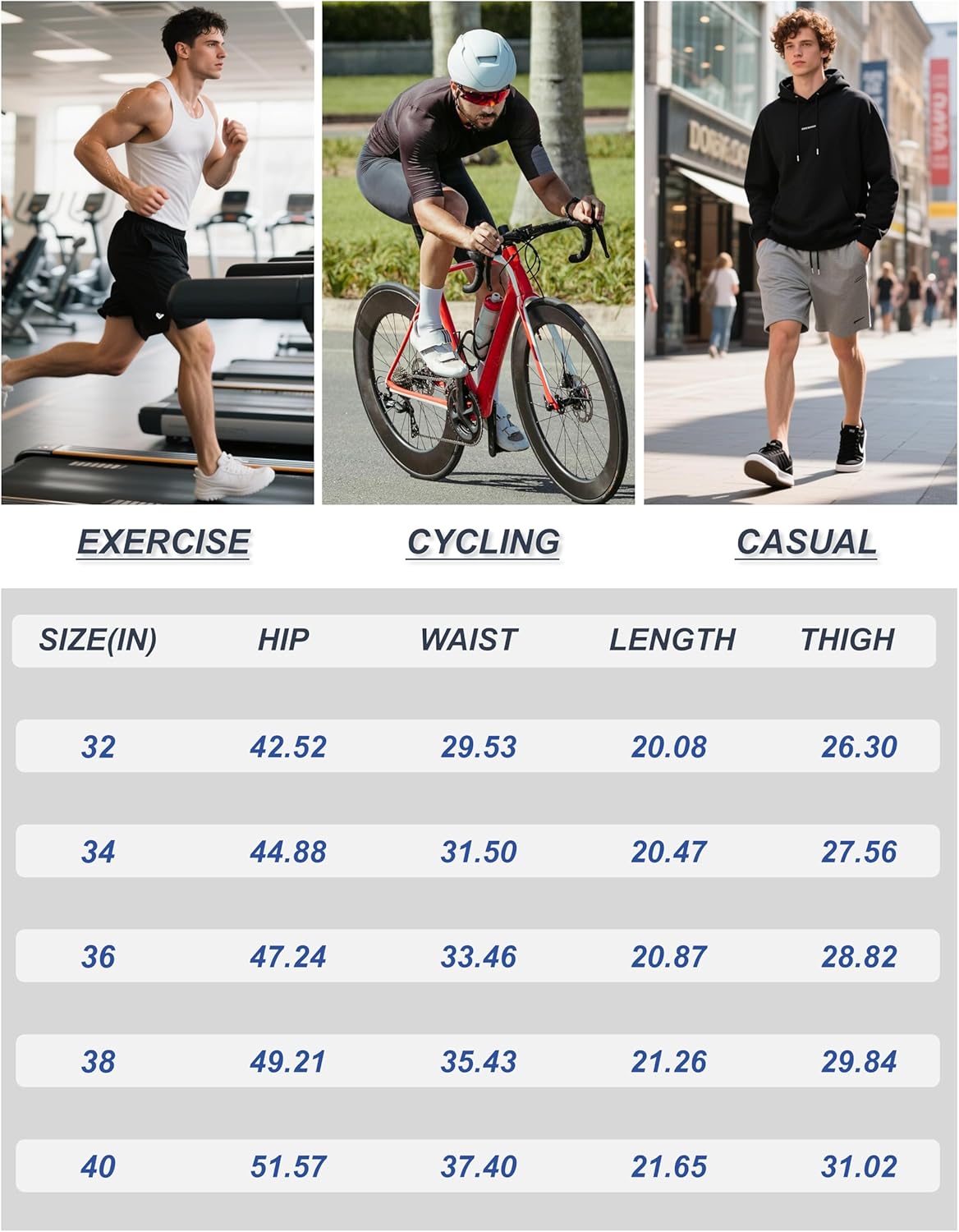 Men'S Quick-Drying Training Shorts, Running Shorts, Breathable Sports Shorts with Zip Pockets