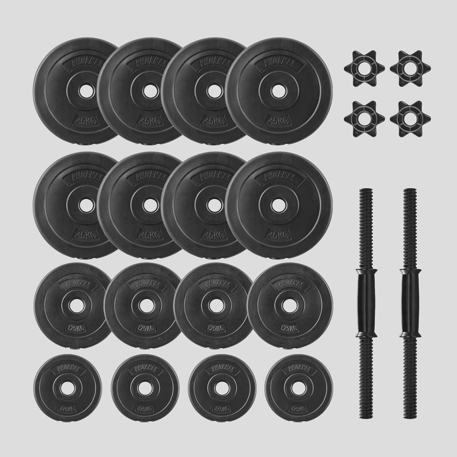 Adjustable Dumbbell Set – 15Kg/20Kg/30Kg Weight Set for Strength Training & Weight Lifting – Compact & Durable Home Gym Weights for Men & Women
