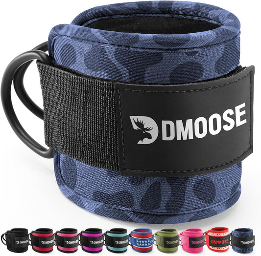 Ankle Straps for Cable Machines - One Size Fit with Premium Padding, Glute Kickback Ankle Strap for Women