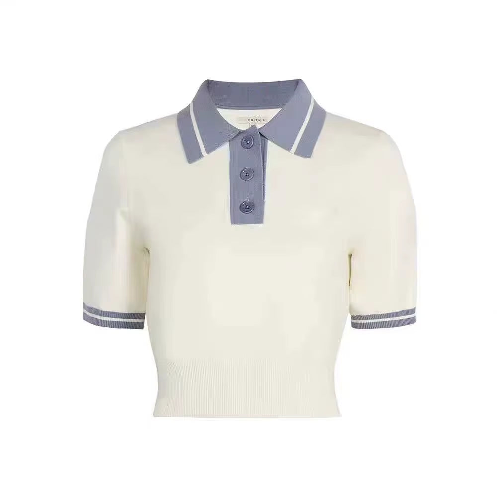 2025 New Women'S Golf Knitted Shirt, Spring/Summer Women'S Knitted Sports T-Shirt, Comfortable, Breathable, Free Shipping