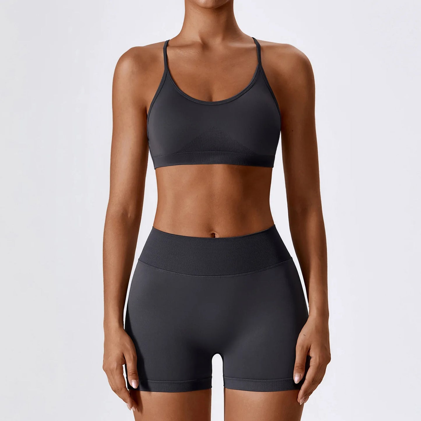 Seamless Yoga Set 2/3PCS Gym Clothes Women Sportswear Yoga Suits Fitness Set Women'S Tracksuits Sports Bra High Waist Leggings