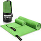 Beach Towel Sports Microfiber Quick Dry Pocket Towel Portable Ultralight Absorbent Towel for Swimming Pool Gym Fitness Yoga