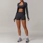 Seamless Yoga Set 2/3PCS Gym Clothes Women Sportswear Yoga Suits Fitness Set Women'S Tracksuits Sports Bra High Waist Leggings