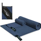 Beach Towel Sports Microfiber Quick Dry Pocket Towel Portable Ultralight Absorbent Towel for Swimming Pool Gym Fitness Yoga