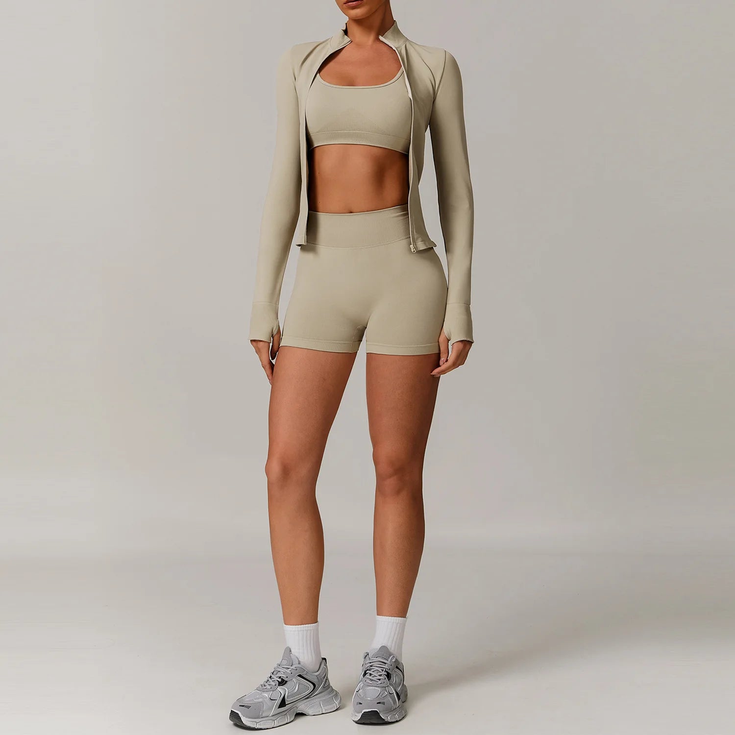 Seamless Yoga Set 2/3PCS Gym Clothes Women Sportswear Yoga Suits Fitness Set Women'S Tracksuits Sports Bra High Waist Leggings