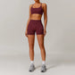 Seamless Yoga Set 2/3PCS Gym Clothes Women Sportswear Yoga Suits Fitness Set Women'S Tracksuits Sports Bra High Waist Leggings