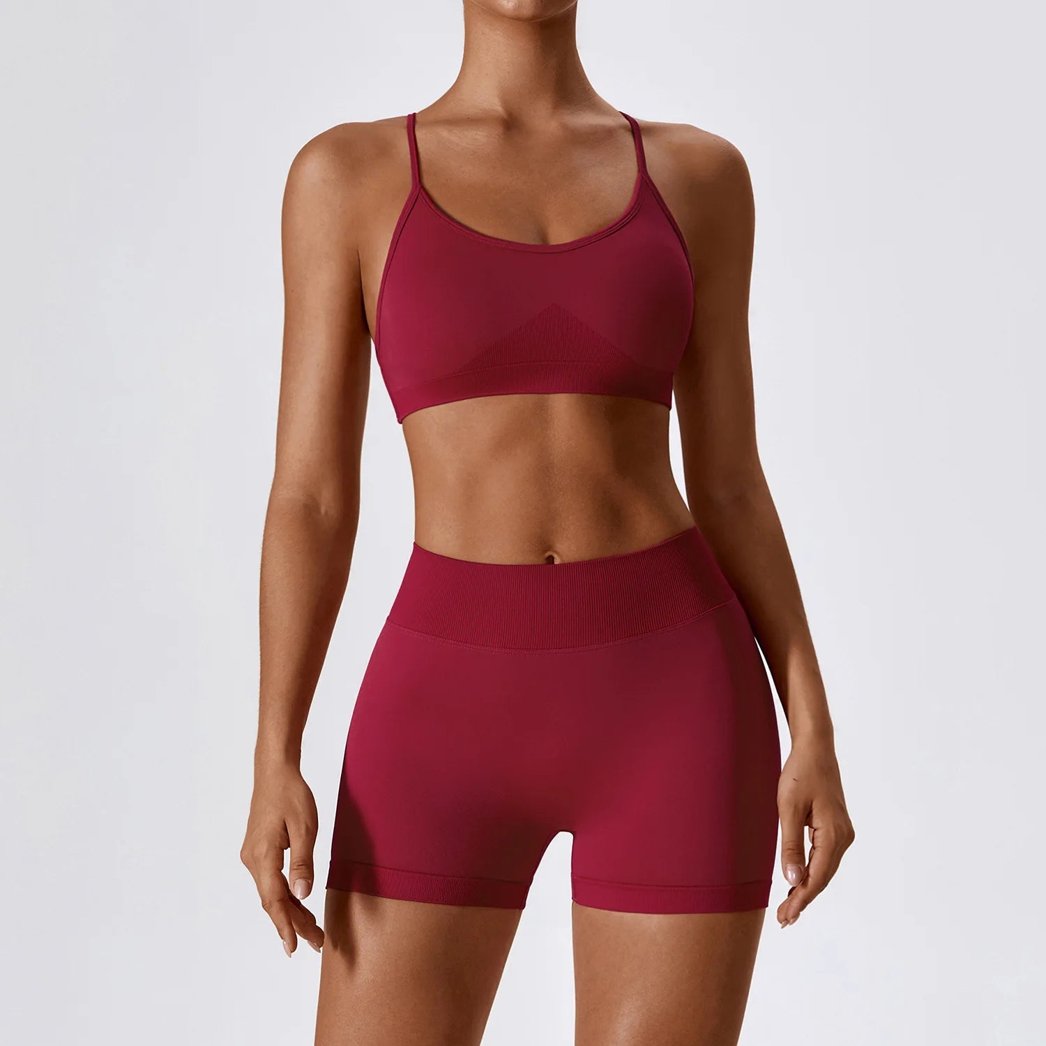Seamless Yoga Set 2/3PCS Gym Clothes Women Sportswear Yoga Suits Fitness Set Women'S Tracksuits Sports Bra High Waist Leggings