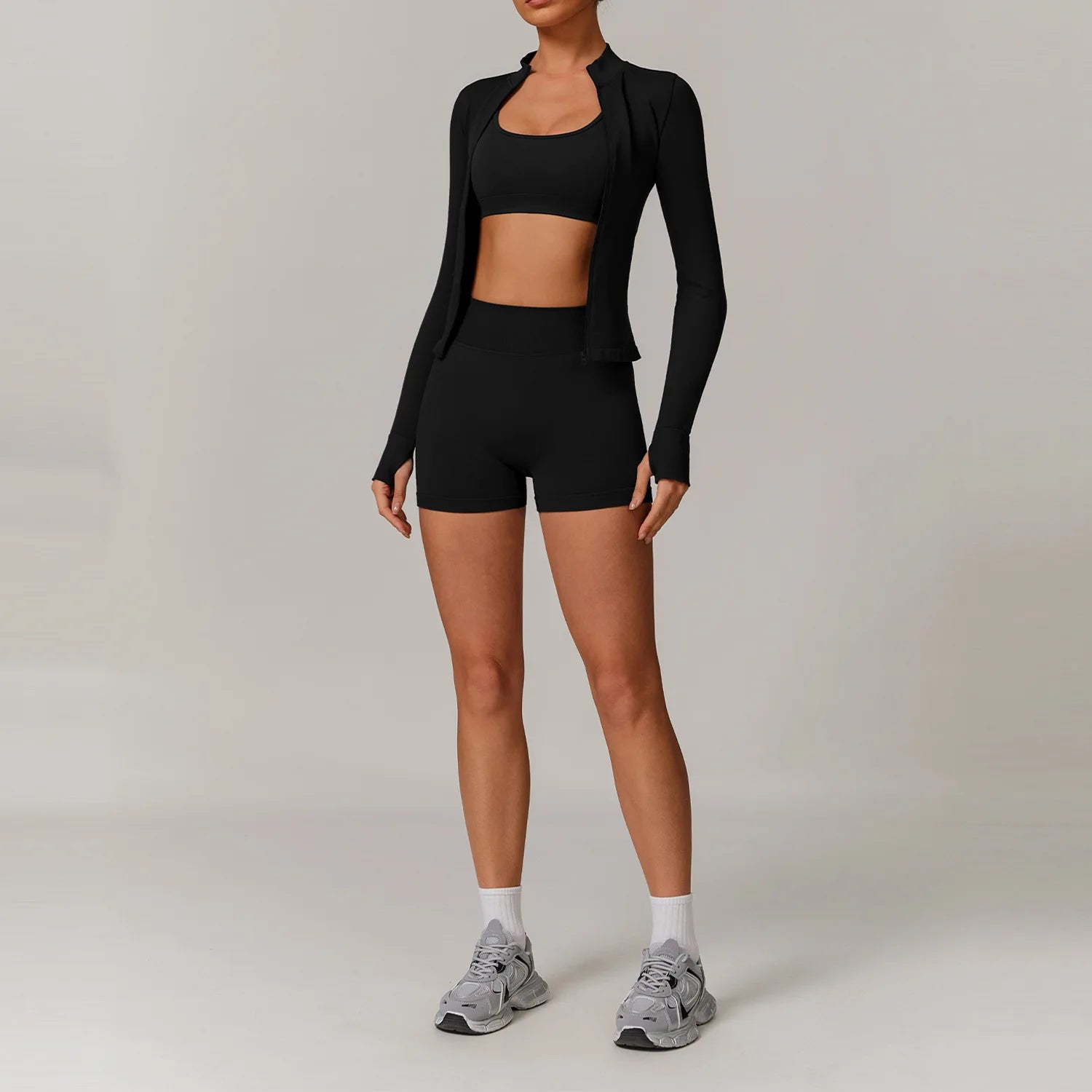 Seamless Yoga Set 2/3PCS Gym Clothes Women Sportswear Yoga Suits Fitness Set Women'S Tracksuits Sports Bra High Waist Leggings