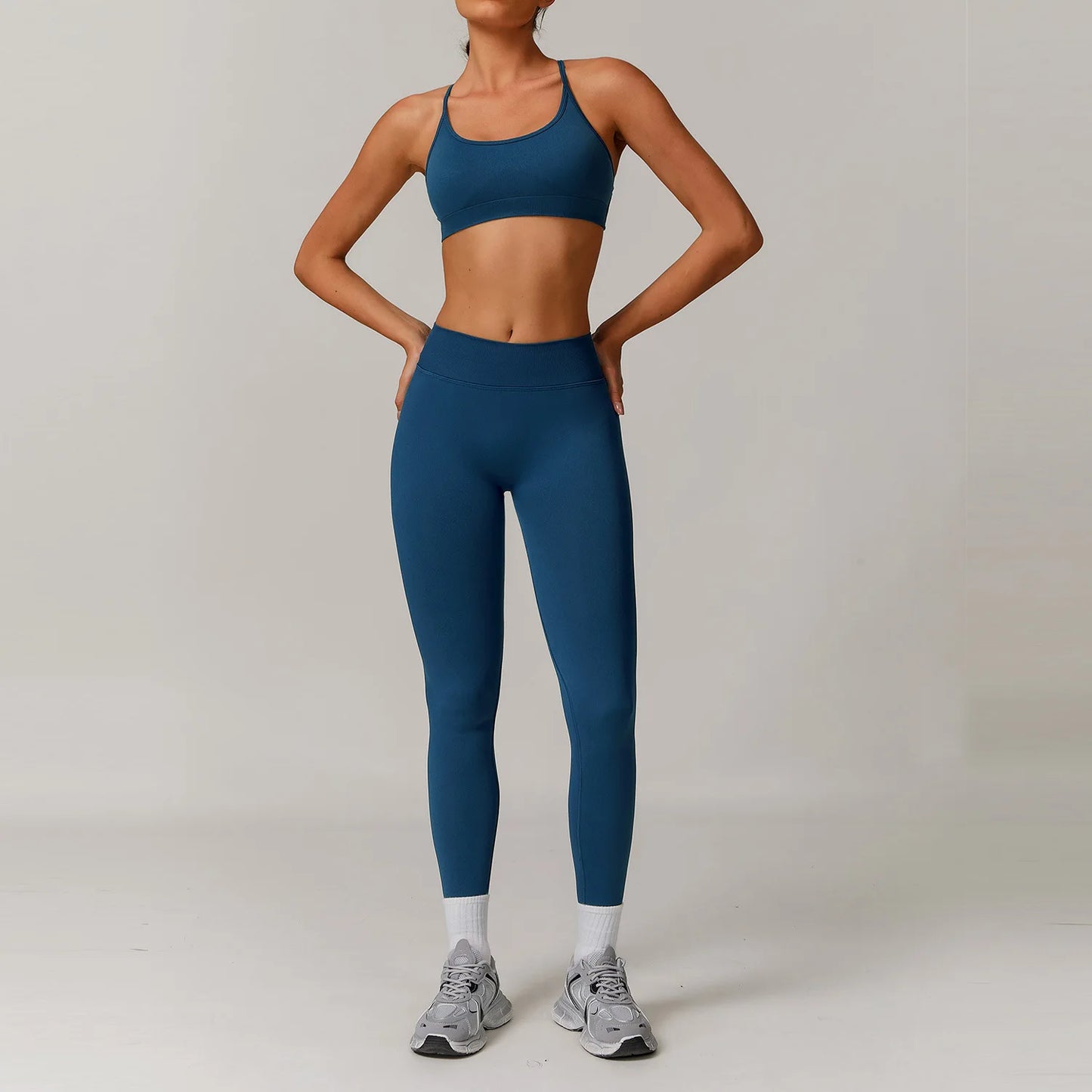 Seamless Yoga Set 2/3PCS Gym Clothes Women Sportswear Yoga Suits Fitness Set Women'S Tracksuits Sports Bra High Waist Leggings