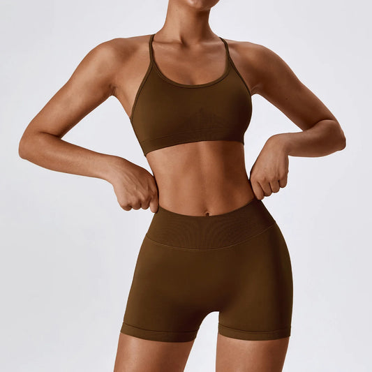 Seamless Yoga Set 2/3PCS Gym Clothes Women Sportswear Yoga Suits Fitness Set Women'S Tracksuits Sports Bra High Waist Leggings