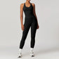JUREN Yoga Suit 2PCS Sports Set Women Quick-Drying Gym Set Women Tracksuit Running Workout Short Sleeves Sports Yoga Clothing