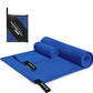 Beach Towel Sports Microfiber Quick Dry Pocket Towel Portable Ultralight Absorbent Towel for Swimming Pool Gym Fitness Yoga