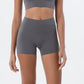 Gymhub Hip Lifting Fitness Yoga Shorts Three-Quarter Pants Female High-Waisted Peach Nude Running Sports Quick-Drying Anti