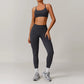 Seamless Yoga Set 2/3PCS Gym Clothes Women Sportswear Yoga Suits Fitness Set Women'S Tracksuits Sports Bra High Waist Leggings