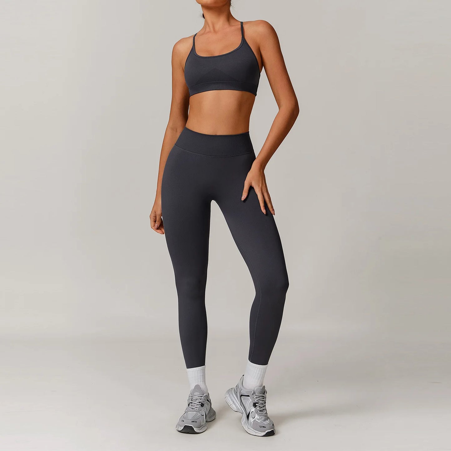Seamless Yoga Set 2/3PCS Gym Clothes Women Sportswear Yoga Suits Fitness Set Women'S Tracksuits Sports Bra High Waist Leggings