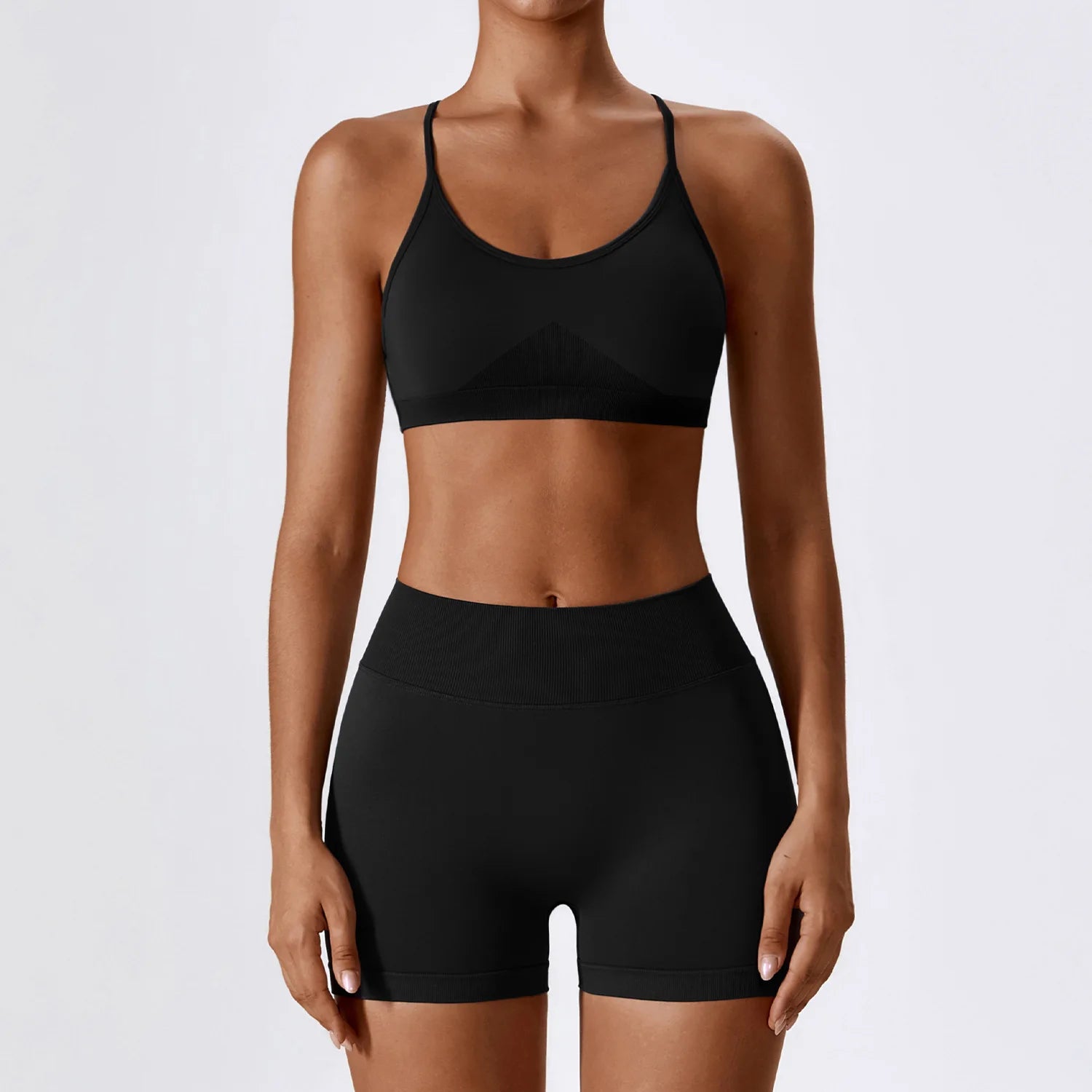 Seamless Yoga Set 2/3PCS Gym Clothes Women Sportswear Yoga Suits Fitness Set Women'S Tracksuits Sports Bra High Waist Leggings