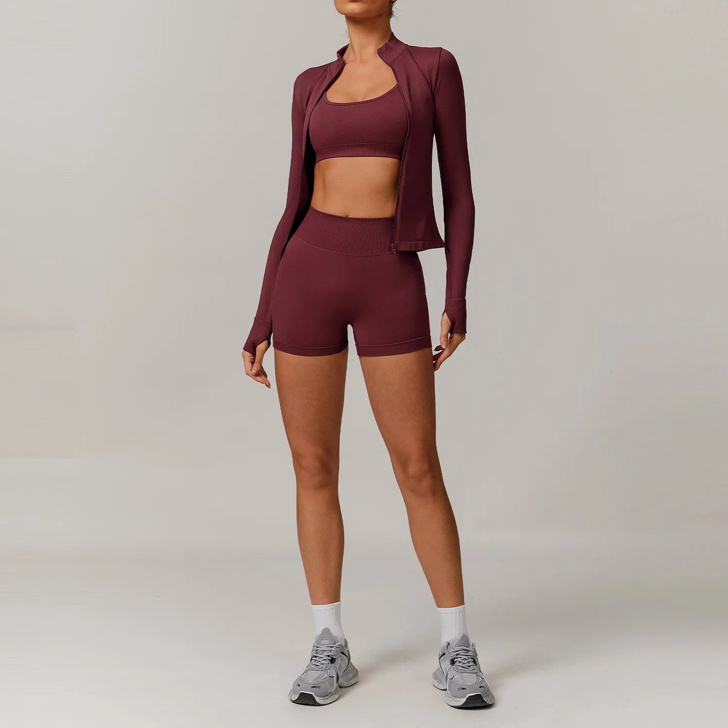 Seamless Yoga Set 2/3PCS Gym Clothes Women Sportswear Yoga Suits Fitness Set Women'S Tracksuits Sports Bra High Waist Leggings