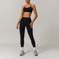 Seamless Yoga Set 2/3PCS Gym Clothes Women Sportswear Yoga Suits Fitness Set Women'S Tracksuits Sports Bra High Waist Leggings