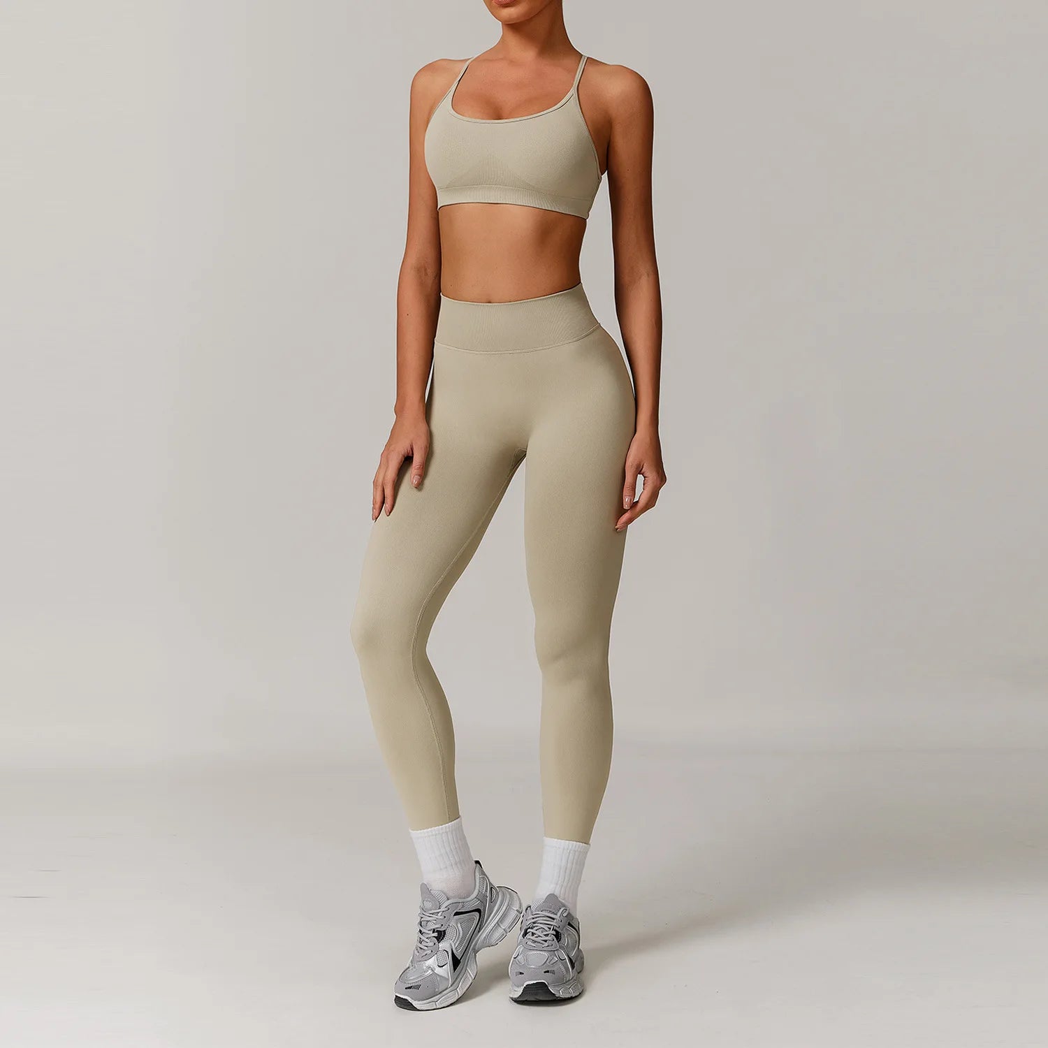 Seamless Yoga Set 2/3PCS Gym Clothes Women Sportswear Yoga Suits Fitness Set Women'S Tracksuits Sports Bra High Waist Leggings