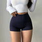 Gymhub Hip Lifting Fitness Yoga Shorts Three-Quarter Pants Female High-Waisted Peach Nude Running Sports Quick-Drying Anti