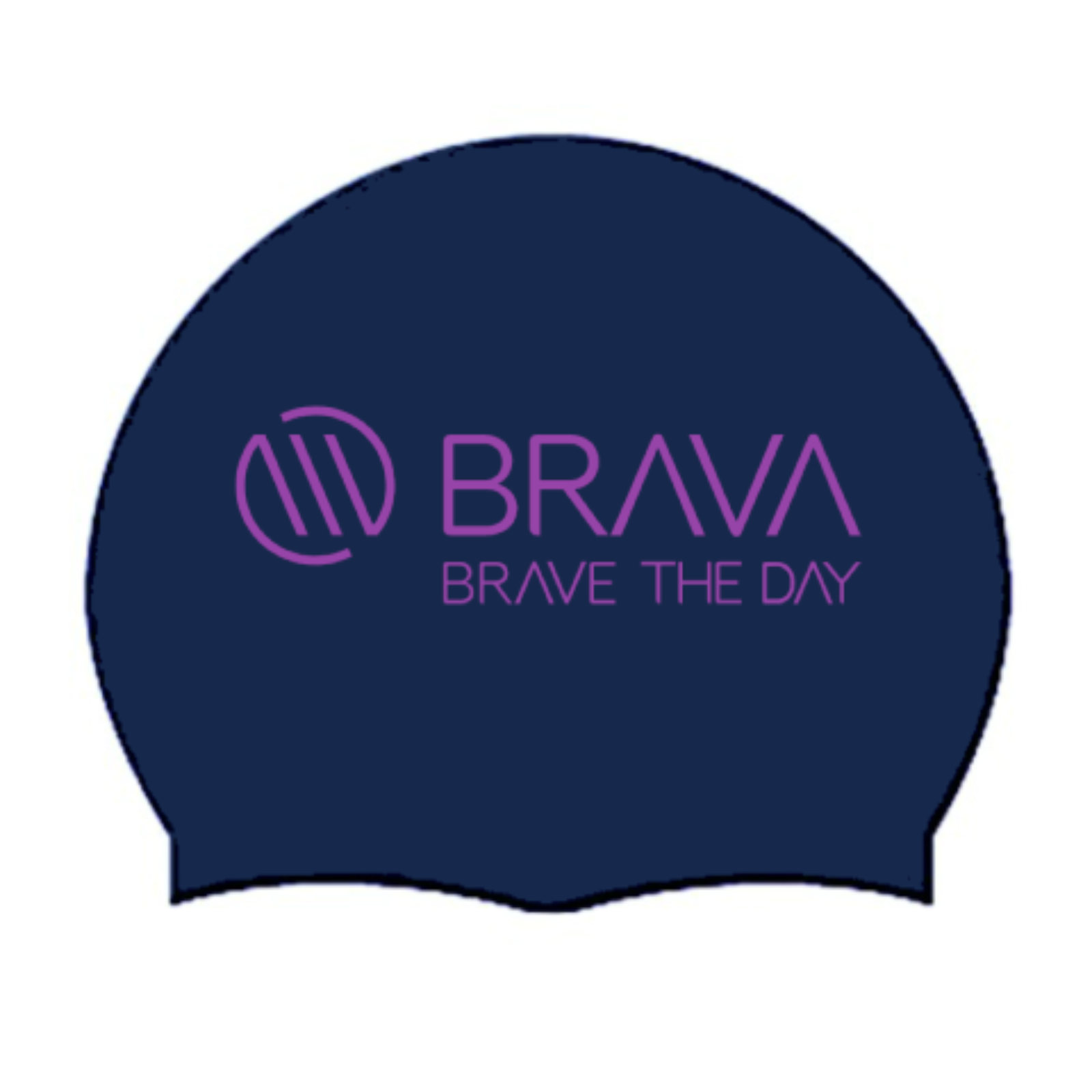 Swim cap - Brave the day-0