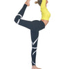 Leggings Sport Women Fitness Splice Skinny Workout Gym Leggings Fitness Sports Cropped Pants Stripped Athletic Gym Leggings #20-5