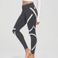 Leggings Sport Women Fitness Splice Skinny Workout Gym Leggings Fitness Sports Cropped Pants Stripped Athletic Gym Leggings #20-1