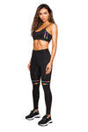 Women Tracksuit Solid Yoga Set Patchwork Running Fitness Jogging Bras + Leggings Sports Suit Gym Sportswear Workout S-3XL-5